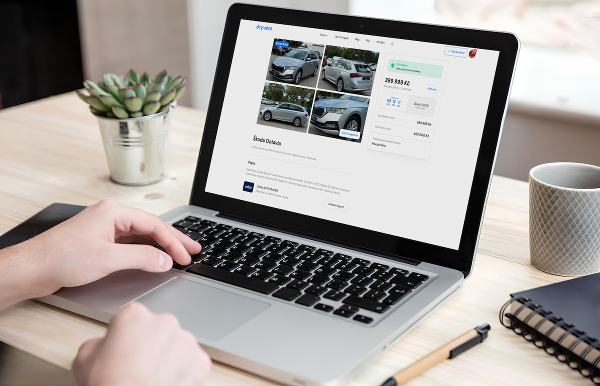 Prodávejte vozidla na dryveru